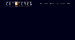 Desktop Screenshot of cutseven.de